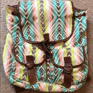 Mossimo pattern backpack